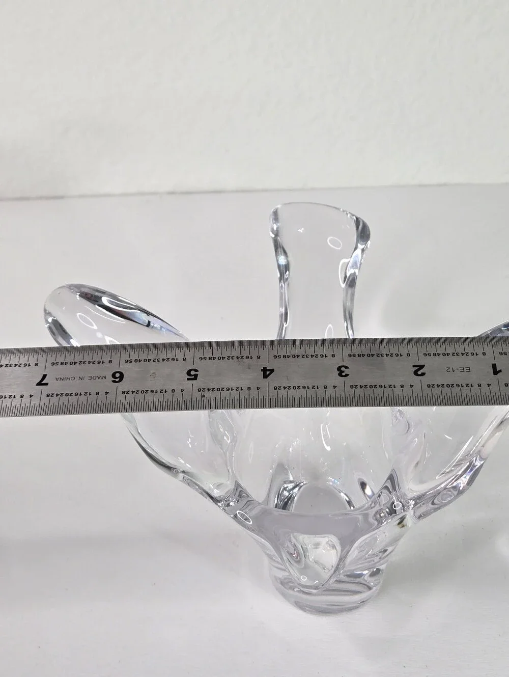 Princess House Lead Crystal Flying Bird Dove‎ Candy Trinket Dish Soaring VTG art